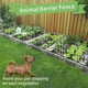 thumbnail image 5 of Cerca de Jardín Apilable de Plástico para Plantas de Escalada con Apoyos Decorativos para Jardines y Parterres - Blanco, 5 of 6