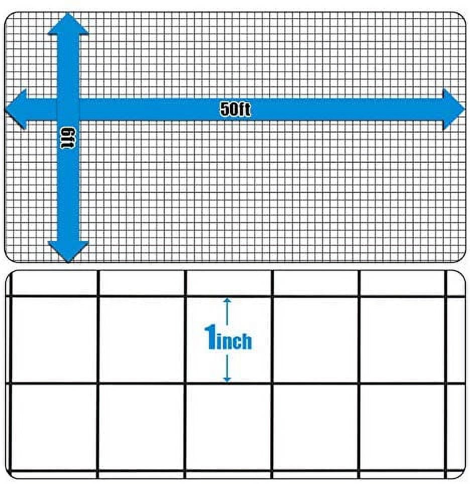 Fencer Wire 16 Gauge Black Vinyl Coated Welded Wire Mesh, 1” x 1” Mesh Size for Home and Garden Fence and Pet Enclosures Protect Chickens Rabbits and Farmed Animals