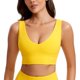 thumbnail image 1 of Sostén CRZ YOGA Butterluxe sin varillas con escote en V y espalda descubierta amarillo XS, 1 of 5