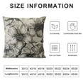 thumbnail image 5 of Nawypu Throw Pillow Covers Flower Flowering Natural Almond Oil Black Spring Bunch Tree Branch White Middle Milk Blossom Lmond Square Pillow Cases for Couch Car Bedroom Decorative, 5 of 5