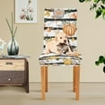 thumbnail image 6 of Autumn Fall Pumpkins Thanksgiving Day Dining Chair Covers Set of 4 Spandex Stretch Chair Covers Decoration for Home Party Hotel Wedding, 6 of 6