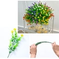 thumbnail image 4 of chaungfeng 6PCS Outdoor Artificial Plant Fake Stems Plants, 13inch Faux Plastic Greenery for Indoor Outside Hanging Garden Porch Window Box Home Wedding Farmhouse for Patio (Multicolor), 4 of 9