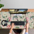 thumbnail image 4 of Long Mouse Pads for Desk,Pioneer Flower Floral Print Pattern Desk Mats on Top Of Desks, Desk Mouse Pad Extra Large with 3mm Non-Slip Base and Stitched Edge for Gaming,Office,Work,Home 47.3"x23.6", 4 of 6