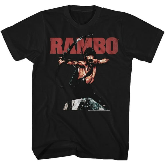 Rambo Movies Rambow Adult Short Sleeve T Shirt