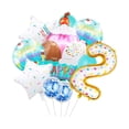 thumbnail image 4 of Globos de helado, globos de donut, globos de papel de aluminio versátiles, globos numéricos para suministros de fiesta de cumpleaños dulces Número 2, 4 of 9