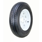 Free Country Trailer Tire Wheel Assembly ST175/80D13 6-Ply C 91L 5 Lug on 4.5" PCD White Spoke Rim