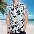 thumbnail image 5 of High Quality Hawaiian Shirts for Men Short Sleeve Aloha Beach Shirt Floral Summer Casual Button Down Shirts Blouses IINTK8, 5 of 7