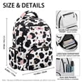thumbnail image 7 of Yspwyqan Teen Girls Backpack, 17 Inch Lightweight School Bag, Multi-Pocket Fits 15.6 Laptop, Cute Cow Print Casual Daypack for Camping Back to School Gifts, 7 of 7