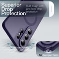 thumbnail image 4 of JETech Magnetic Case for Samsung Galaxy S26 Ultra, Translucent Matte Back Shockproof Cover (Heron Purple), 4 of 7
