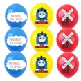 thumbnail image 4 of Train Birthday Party Balloon Decoration Set Disposable Tableware Banner Background Stationery Baby Shower Thomas Balloons 1pcs Other, 4 of 6