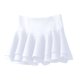 thumbnail image 4 of Minifalda plisada de gasa para mujer: corte A de cintura alta, cintura elástica, tallas S-XL, 92 % poliéster. Bonita falda informal., 4 of 4