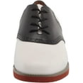 thumbnail image 4 of Upper Class Youth White/Black Leather Saddle Oxfords, 4 of 8