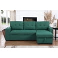 thumbnail image 5 of Modern Linen Sectional Sofa 220cm for Living Room, Durable and Stylish, 5 of 19