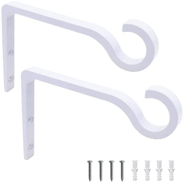 2 uds. * gancho para plantas de pared-blanco MFZFUKR WMZY-155-2
