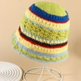 thumbnail image 4 of YooGuoGuo Women Fashion Crochet Bucket Hat Cute Knit Fisherman Caps for Outdoor Fall Spring Striped Beanies Cloche Hats, 4 of 6