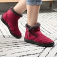 thumbnail image 3 of Women's Plush Lining Snow Boots Winter Boots Warm Slip on Anti-Slip for Outdoor, 3 of 3
