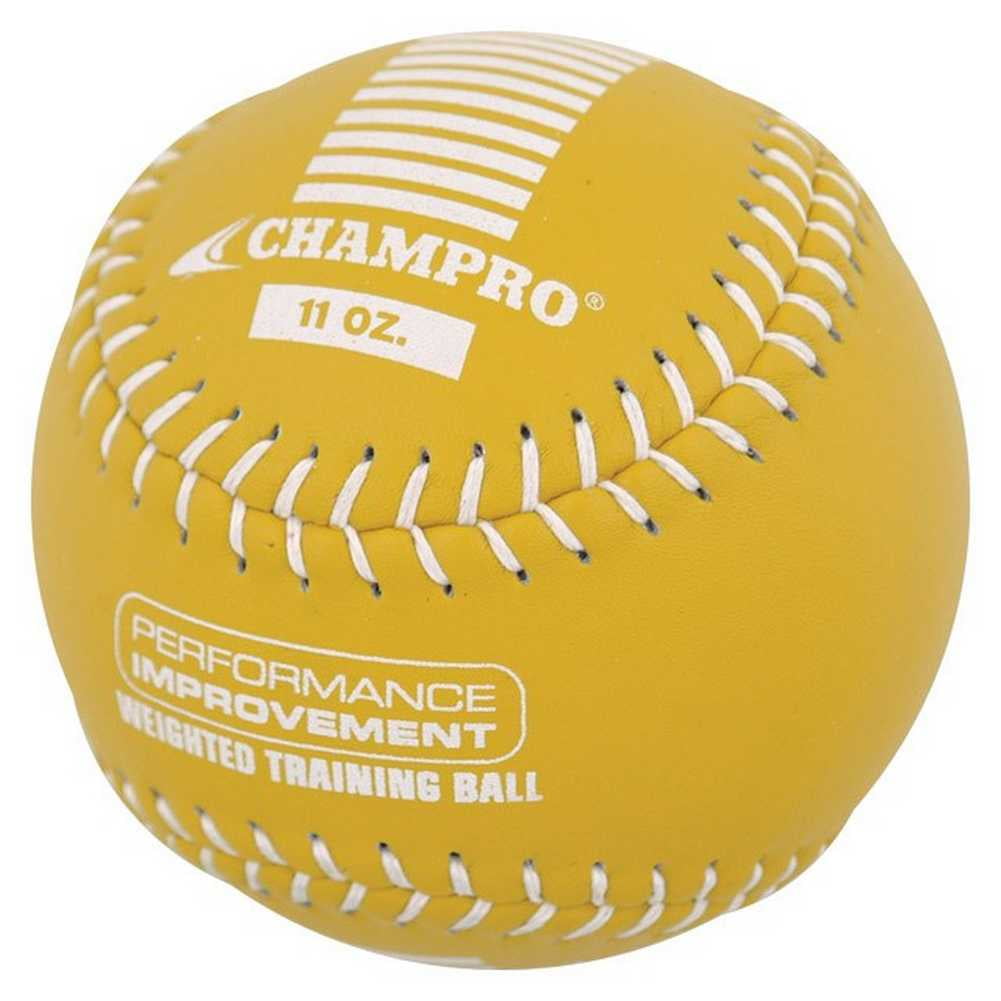 Leather Cover CSB7CS 10 oz. CHAMPRO Weighted Training Softballs 