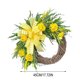 thumbnail image 3 of Decoración de puertas con corona – Guirnalda de flores artificiales, decoración de puertas principales de primavera, tapices de pared para fiestas de boda, plástico y tela, 1 pc, 3 of 8