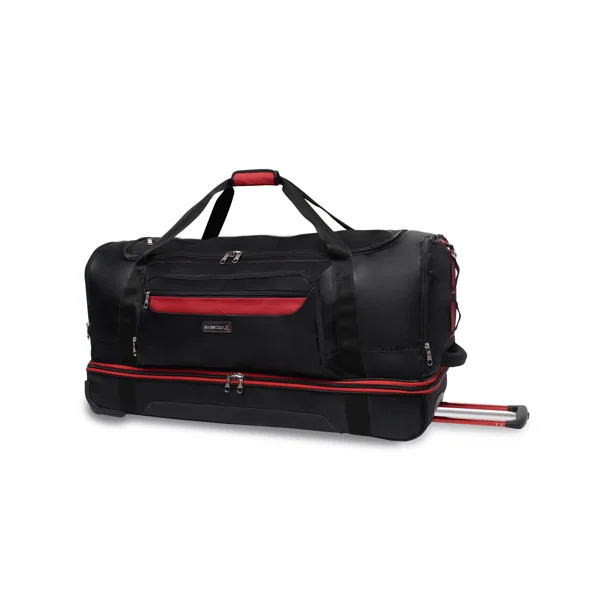 ZAMON Navigation 36" Drop Bottom Rolling Duffel with Telescopic Handle