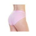 thumbnail image 2 of Angelina High-Cut Hiphugger Panties with Love Elastic Waitband (12-Pack), 2 of 6