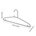 thumbnail image 3 of Matoen Non-Slip Space Saving Hangers - Heavy Duty Clothes Hangers for All Garments, Wet or Dry - Strong Shoulder Household Hangers (1 Pack), 3 of 7