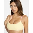 thumbnail image 4 of No Boundaries Hilo Hibiscus Bralette Bikini Top, Women's XXS-XXL, 4 of 5