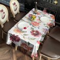 thumbnail image 6 of Pioneer Flower Floral Print Pattern Rectangle Tablecloth 60"x102",Waterproof Polyester Rectangle Table Cloth, Wipeable Spillproof Polyester Tablecloth for Dining, Camping, Indoor and Outdoor, 6 of 6