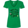thumbnail image 3 of Inktastic Dance Like Frosty, Shine Like Rudolph, Give Like Santa Women's V-Neck T-Shirt, 3 of 5
