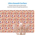 thumbnail image 4 of Pofeuu Corgi Head with Floal Print Mouse Pad,Rubber, Multipurpose Comfortable Waterproof Mousepad Desk Mat for Gamer Office Home, 4 of 8