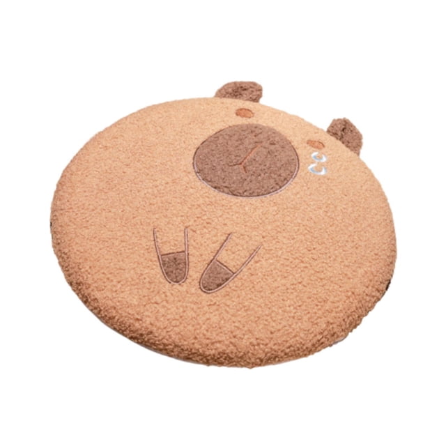 Cojín de asiento BLESIY felpa 40 cm x 40 cm