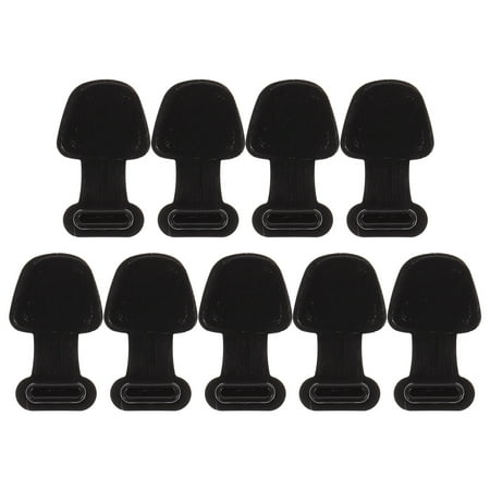ifundom Type-C Charging Port Dust Plug Black Soft Plastic Phone Caps 16 Pieces