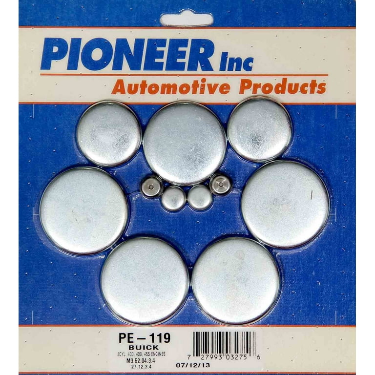 Pioneer Buick 400-455 Freeze Plug Kit - Brass Pioneer Buick 400-455 Freeze Plug Kit - Brass