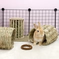 thumbnail image 2 of Woven Pet Bed Rabbit Grass House Bunny Tunnel Nest Chew Play Toys for Hamster, 2 of 9
