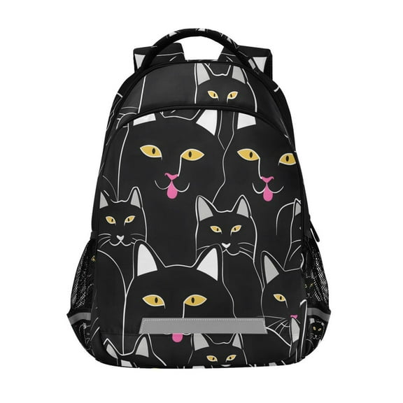 ALAZA Cat Doodle Backpack Elementary School Bag Bookbag Travel Rucksack