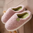 thumbnail image 2 of enyan Women's Indoor Bedroom Slipper , Gift for Women, Wool-Like House Shoe with Anti-Skid Rubber Sole for Ladies Women Slipper Pink Size 5.5-6, 2 of 7
