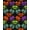 Multicolor, Pattern 2, variant on ODIKA Halloween Border Pastel Cartoon Whimsical Vintage Goth Skull Spooky Playful for Master Suite, California King, Under Bed, Foldable Easy Care