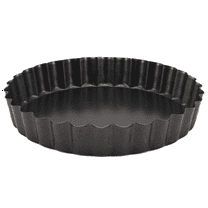 6 Pack 5 Inch Mini Tart Pans with Removable Bottom Round Nonstick Quiche Pan, Heavy Duty Fluted Side Pie Molds