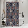thumbnail image 3 of Bohemian Mandala Shower Curtains Vintage Chic Floral Boho Paisley Stall Bathroom Decor Shower Curtain Sets with Hooks Waterproof Polyester Fabric, 36 x 72 Inch, 3 of 6