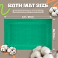 thumbnail image 4 of Premium Cotton Banded Green Bath Mats Pack of 2, 22x34 inches [Not a Bathroom Rug] - Infinitee Xclusives, 4 of 12