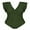 Green, variant on Women's Plus Size Bathing Suit One Piece Tummy Control Swimsuit Full Coverage Retro Ruffle Swimwear