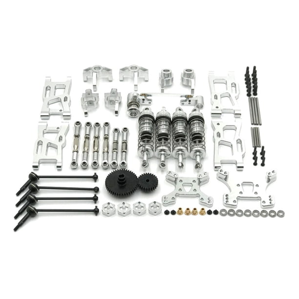 Juego de brazo oscilante Vogacara delantero y trasero metal para Wltoys 1:12 124019 1:14 144002 144001
