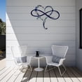 thumbnail image 4 of Letrero De Pared Decoración Metal Infinity Heart Art Love Wall Sign Decor para sala de estar (colorido), 4 of 4