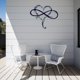 thumbnail image 1 of Letrero De Pared Decoración Metal Infinity Heart Art Love Wall Sign Decor para sala de estar (colorido), 1 of 3