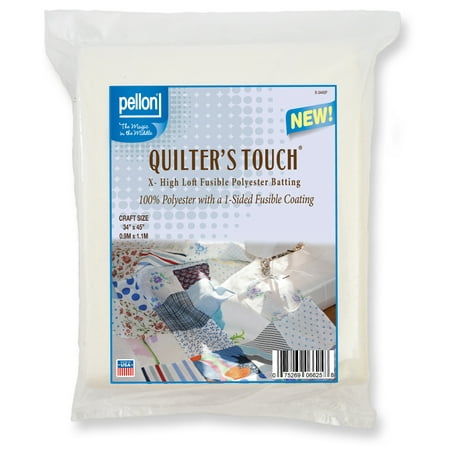 Pellon Single Sided Fusible Polyester Batting-Craft Size 34"X45" FOB: MI