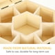 thumbnail image 2 of Caja de joyería de madera hecha a mano, hexagonal, ligera, de arcilla de nieve., 2 of 7