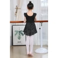 thumbnail image 7 of Yuyuekeji Dance Ballet Leotards for Girls,Kids Ruffle Sleeve Tutu Girls Skirted Dress 4-11 Years, 7 of 7