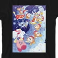 thumbnail image 2 of Kirby Pupupu March Adult Black Crew Neck Short Sleeve T-shirt-Medium, 2 of 3