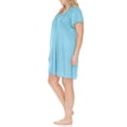thumbnail image 3 of EZI Nightgowns for Women - Soft & Breathable Satin Night Gowns for Adult Women - Medium to Plus Size Womens Sleep Shirts - Knee-Length Nightgown, 3 of 7