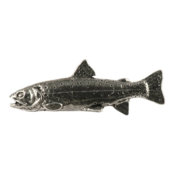 Cutthroat Trout, F014, Pewter 2”, Lapel Pin, Hat, Pins, Brooch, Brooches, Jewelry, Gift, 100% Handmade in the USA, 200 Fish Designs Available