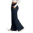 thumbnail image 2 of Wide Leg Sweatpants Female Baggy Drawstring Elastic High Waisted Palazzo Lounge Pants Tibet XL, 2 of 5
